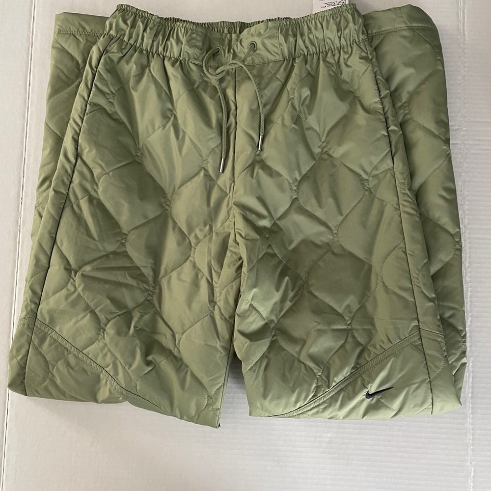 NWT Nike XS Sportswear Women's Essential Quilted High-Waisted OpenHem Pants - Picture 8 of 11